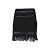 Isabel Marant Étoile Ardena Fringed Macrame Mini Skirt