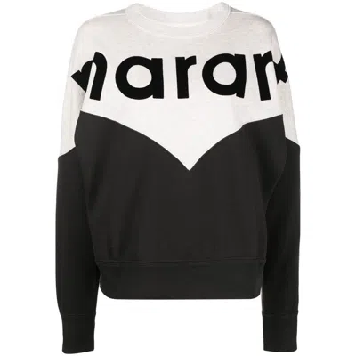 ISABEL MARANT ÉTOILE BLACK  NEUTRAL SWEATSHIRTS
