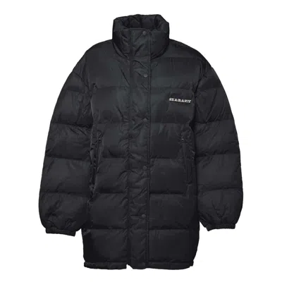 Isabel Marant Étoile Black Nylon Belize Puffer Jacket