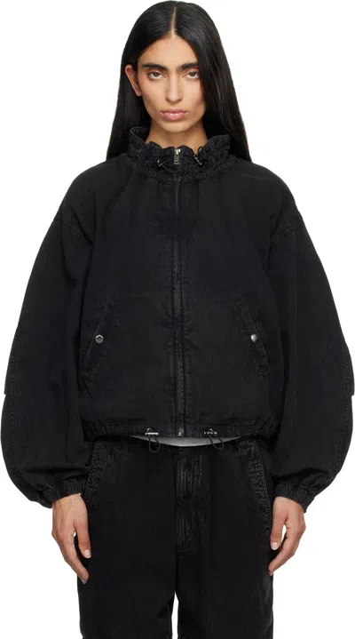 Isabel Marant Étoile Plume Cotton Jacket In Black