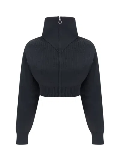 Isabel Marant Étoile Black Polyester Blend Oxana Cardigan In Gray