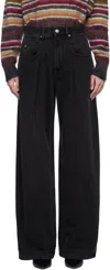 Isabel Marant Étoile Black Rachelle Jeans In Faded Black