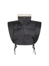 Isabel Marant Étoile Black Reversible Nylon And Faux Fur Hoodiali Vest In Black