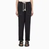ISABEL MARANT ÉTOILE ISABEL MARANT ÉTOILE | BLACK SILK TROUSERS WITH DRAWSTRING