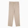 Isabel Marant Étoile Black Silk Trousers With Drawstring In Black