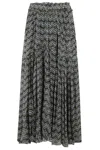 Isabel Marant Étoile Isabel Marant Etoile 'veronique' Black Viscose Skirt Women In Black