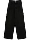 Isabel Marant Étoile Solene Wide Leg Trousers In Black