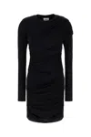 Isabel Marant Étoile Bodycon Midi Dress With Smooth Texture In Black