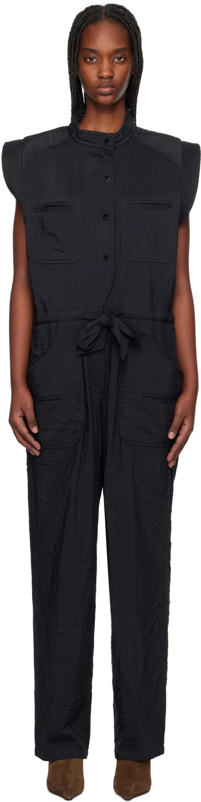 ISABEL MARANT ÉTOILE BLACK SUZIE JUMPSUIT