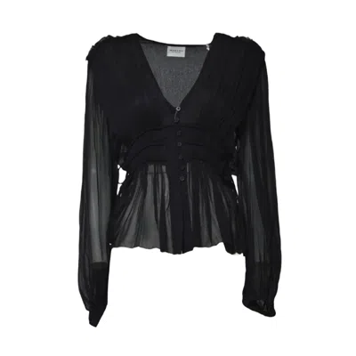 Isabel Marant Étoile Black Viscose Axeline Blouse