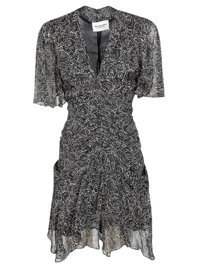 Isabel Marant Étoile Dress Isabel Marant Etoile Woman Color Multicolor In Black
