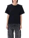 Isabel Marant Étoile Zelitos Shoulder Detail Crew Neck Top