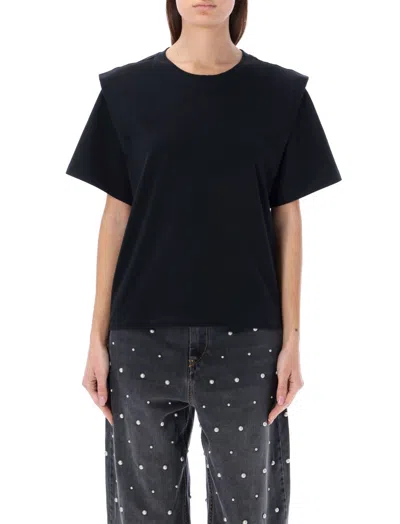 ISABEL MARANT ÉTOILE BLACK ZELITOS COTTON T-SHIRT