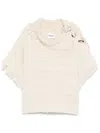 Isabel Marant Étoile Blanche Poncho In Neutral