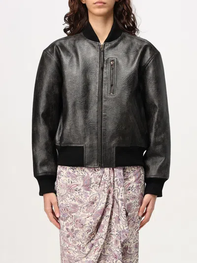ISABEL MARANT ÉTOILE JACKET ISABEL MARANT ETOILE WOMAN COLOR BLACK,G44464002