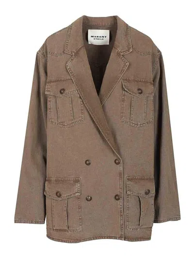 Isabel Marant Étoile Nevala Jacket In Brown