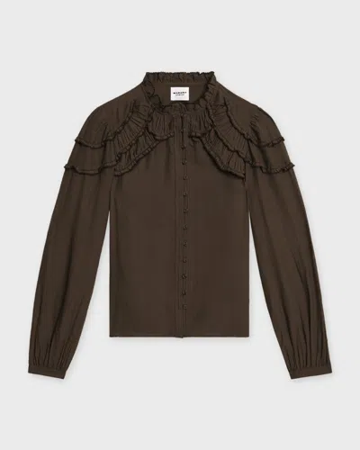 Isabel Marant Étoile Blus Christa Mörkgrön