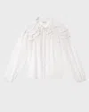 Isabel Marant Étoile White Regular Solid Shirt In White