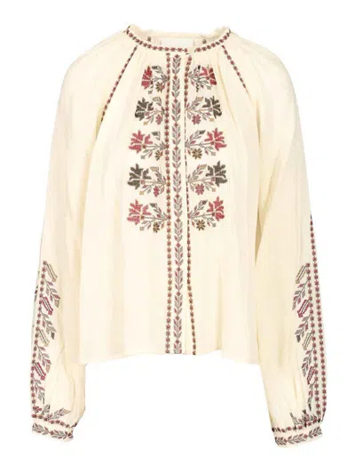 Isabel Marant Étoile Marant Etoile Women Lynne Biologic Cotton Shirt In Neutral