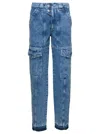 Isabel Marant Étoile Vayoneo Straight-leg Cargo Jeans In Multicolor