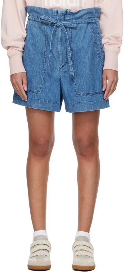 ISABEL MARANT ÉTOILE BLUE IPOLYTE SHORTS