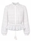 Isabel Marant Étoile Polly Organic Cotton Shirt In White