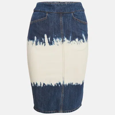 Isabel Marant Etoile Blue Tie-dye Denim Skirt