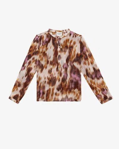 Isabel Marant Étoile Bluse Maria In Ecru-ochre