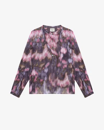 Isabel Marant Étoile Maria Blouse In Purple-lilac