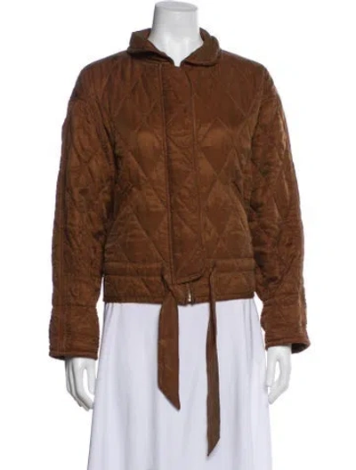 Pre-owned Isabel Marant Étoile Bomber Jacket In Brown