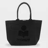 Isabel Marant Étoile Logo-detail Tote Bag In Black