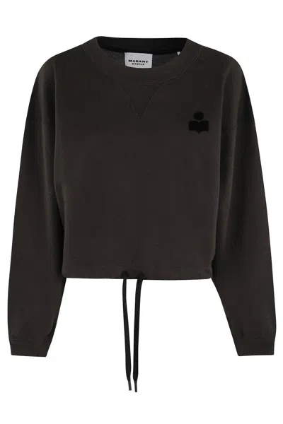 Isabel Marant Étoile Boxy Black Sweatshirt