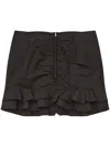 Isabel Marant Étoile Breenea Mini Skirt In Black