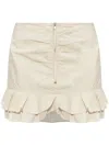 Isabel Marant Étoile Breenea Mini Skirt In Neutrals