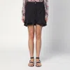 Isabel Marant Étoile Breenea Mini Skirt With Black Zip In Black