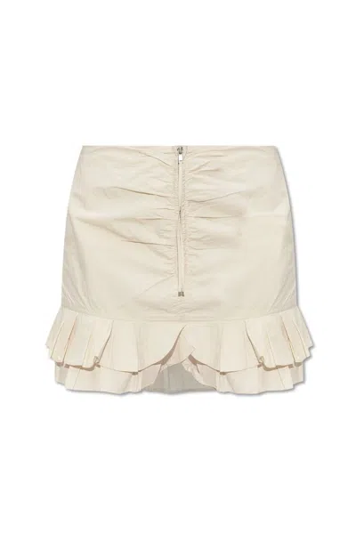 Isabel Marant Étoile Breenea Mini Skirt In Beige
