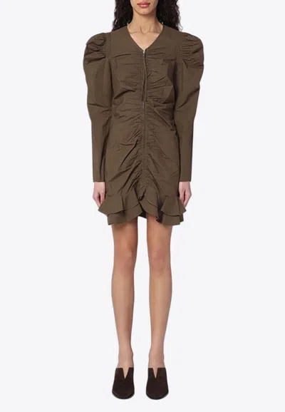 Isabel Marant Étoile Briali Zip-up Mini Dress