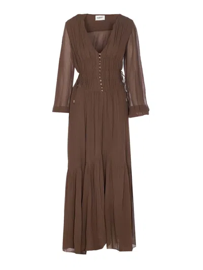Isabel Marant Étoile Briane Dress In Green