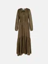 Isabel Marant Étoile Briane' Khaki Viscose Dress