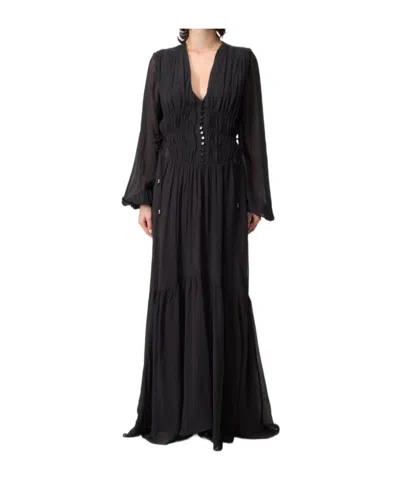 ISABEL MARANT ÉTOILE ISABEL MARANT ÉTOILE BRIANE V-NECK LONG DRESS