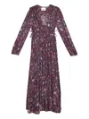 Isabel Marant Étoile Brianne Midi Dress In Purple
