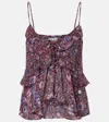 Isabel Marant Étoile Briara Printed Top In Multi