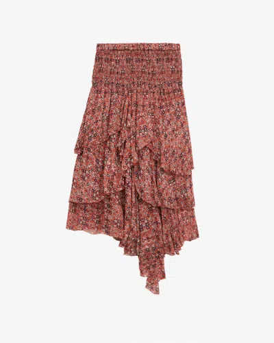 Isabel Marant Étoile Brigitte Skirt In Orange