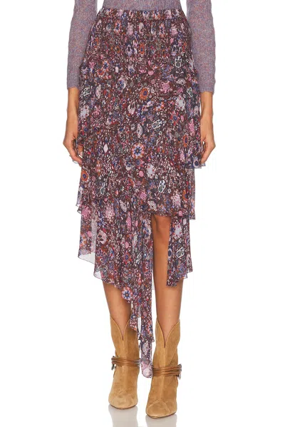 Isabel Marant Étoile Brigitte Skirt In Purple