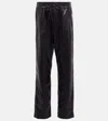 Isabel Marant Étoile Brina Straight-leg Faux Leather Pants In Black