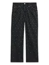 Isabel Marant Étoile Brinsa Festive Studded Straight Leg In Black