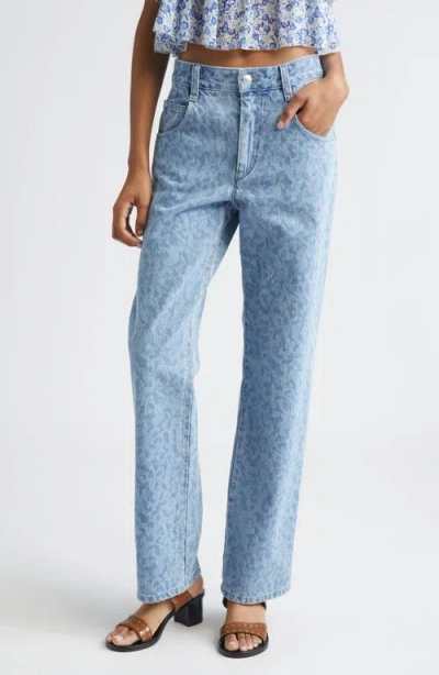 Isabel Marant Étoile Brinsa Straight Leg Jeans In Blue