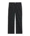 Isabel Marant Étoile Brinsa Gradient-studded Jeans In Black