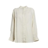 Isabel Marant Étoile Britten Blouse In Ecru Cotton With Embroidery