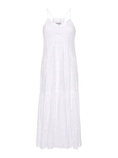 Isabel Marant Étoile Broderie Anglaise Dress In White